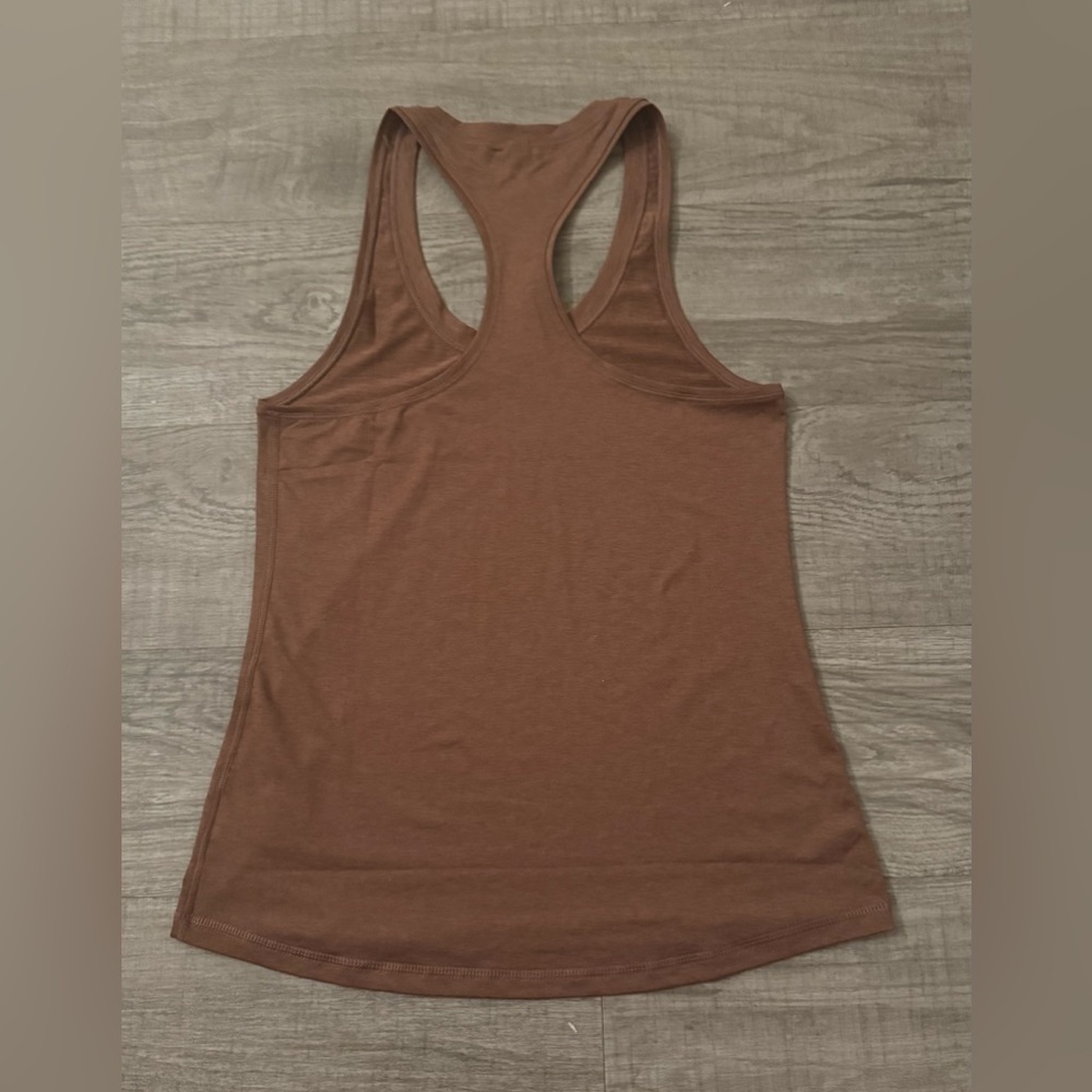 New Vuori Brown Lux Racerback Tank Top - Picture 2 of 6